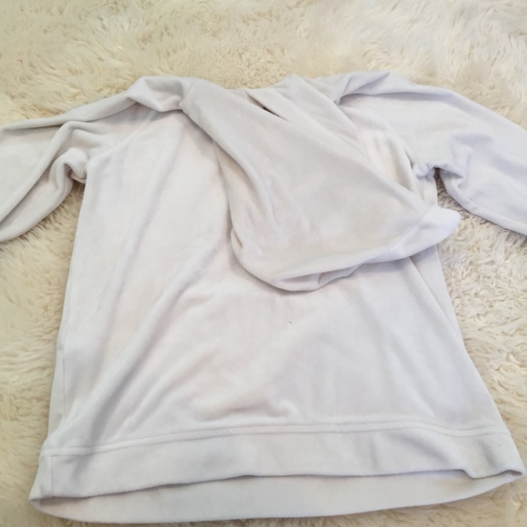 32° Degree Girls 10/12 White Velvet Warm Hoodie - Picture 9 of 10